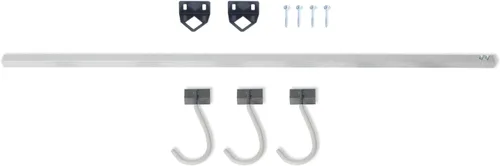 Vista 3 de Monkey Bars - Soporte para guardar bicicletas para hasta 6 bicicletas, capacidad de peso de 90.7 kg