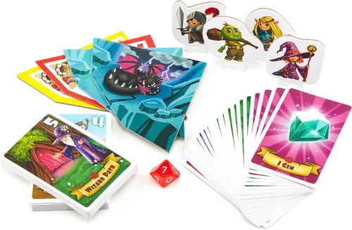 Vista 5 de Mi Primer Juego de Mesa de Aventura de Dragones - Los Niños Salvan el Reino, Juego de Aventura de Fantasía para Principiantes para Niños de 5+
