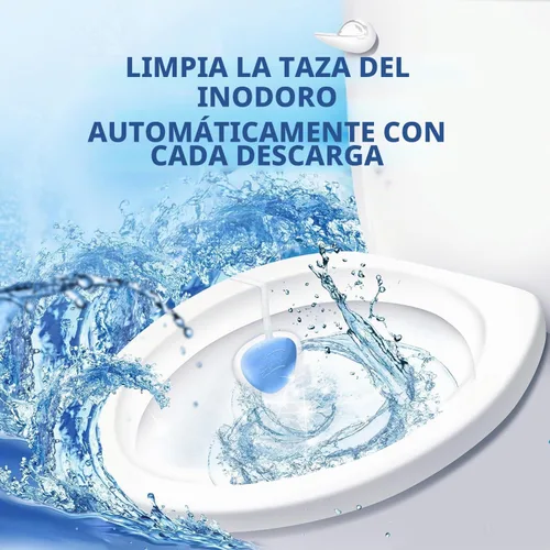 Vista 5 de Lysol Limpiador automático de inodoro en el tazón, limpia y refresca la taza del inodoro, aroma Atlantic Fresh, 8 unidades (paquete de 4)