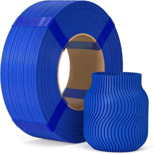 Vista 8 de ELEGOO Filamento de relleno básico PLA 1.75mm negro 4KG, filamento para impresora 3D sin carrete precisión dimensional +/- 0.02mm, PLA para 4*2.2