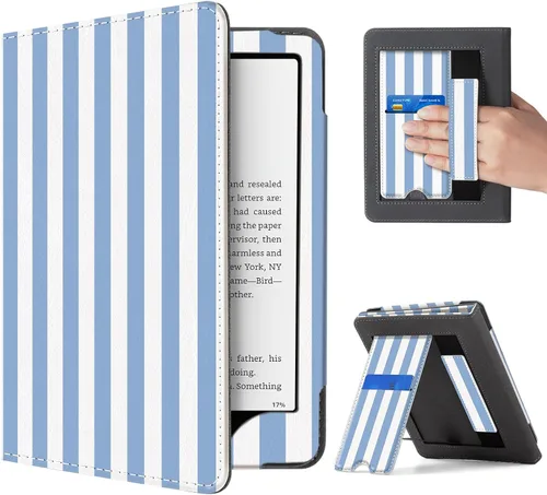 Vista 41 de CoBak - Funda con soporte para lector de libros electrónicos de 6.8 pulgadas - Funda con función de encendido y apagado automático, ranura