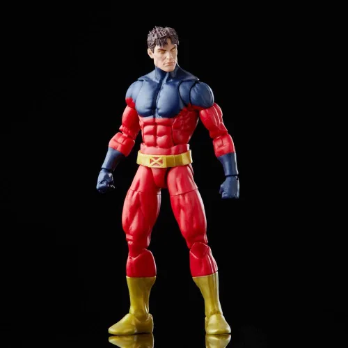 Vista 2 de Serie Marvel Legends X-Men - Figura de acción coleccionable de Vulcano de Marvel de 6 pulgadas, juguete con 2 accesorios y 1 pieza de construcción