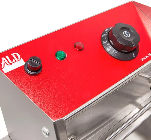 Vista 9 de ALDKitchen Freidora eléctrica de 6 litros, 1.75 kW, acero inoxidable, control manual de temperatura de 60 a 392.0 °F, protección contra