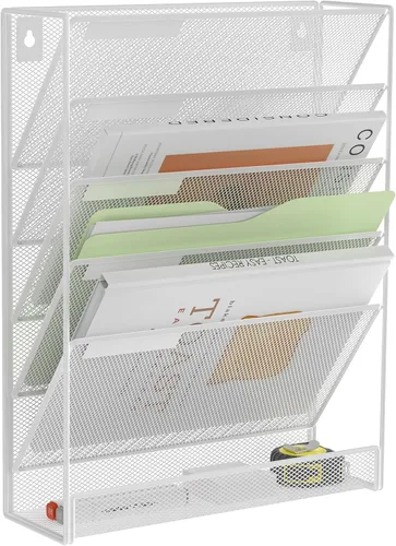 Vista 20 de Kuntine.B Organizador de Archivos de Pared para Oficina Soporte Colgante para Revistas Organizador de Archivos de Pared para Oficina Hogar