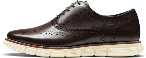 Vista 2 de Bruno Marc Men's Crossflex Dress Sneakers Wingtip Derby Casual Oxford Formal Shoes