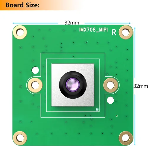 Vista 18 de Módulo de cámara de enfoque automático de 12MP para Raspberry Pi, sensor IMX708, FOV de 75°, HDR, compatible con Pi 5,4,3, Zero, CM4