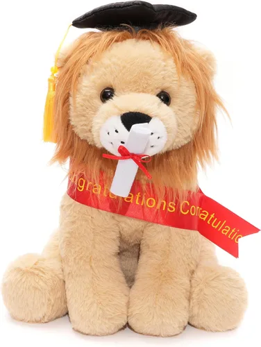Vista 14 de WEIGEDU Oso de peluche de regalo de graduación con gorra, banda y diploma, regalo de graduación para niños, estudiantes, niños y niñas, 12 pulgadas