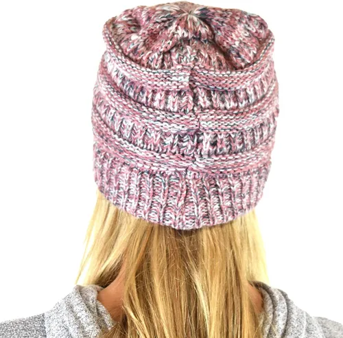 Vista 631 de C.C Trendy Warm Chunky Soft Stretch Cable Knit Beanie