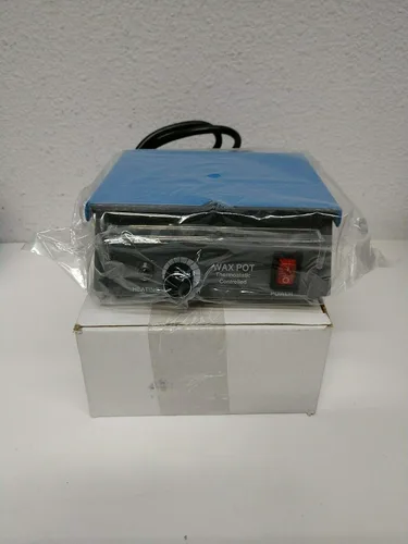 Vista 3 de Azul análogo dental del negro del equipo del laboratorio del pote JT-15 del calentador del calentador de la cera