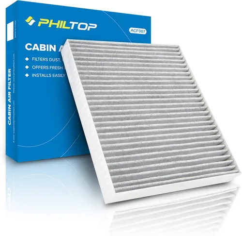 Vista 11 de PHILTOP Filtro de aire de cabina, reemplazo para CF9846A, Prius 2001-2009, Sienna LE 2004-2009, 4Runner 2003-2009, filtro de cabina Premium ACF016