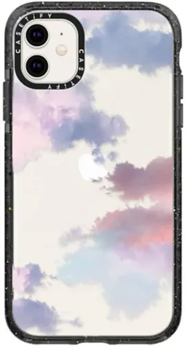 Vista 129 de Funda Impact de CASETiFY para iPhone 11 - Tiempo A Solas de Esther Kim - Negro Claro