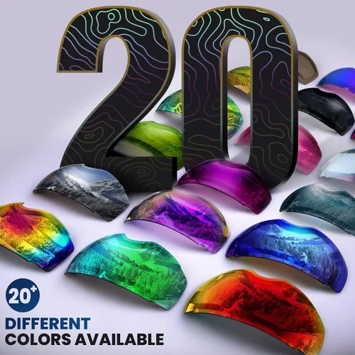 Vista 5 de OutdoorMaster Lentes de repuesto para gafas de esquí PRO, opciones VLT para Vlt 18% Verde