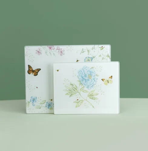 Vista 7 de Lenox Butterfly Meadow - Tabla de preparación, vidrio, tamaño pequeño