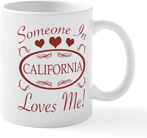 Vista 77 de CafePress Taza de café de cerámica de 11 oz (11.0 fl oz) de San Francisco Blanco - Taza San Francisco
