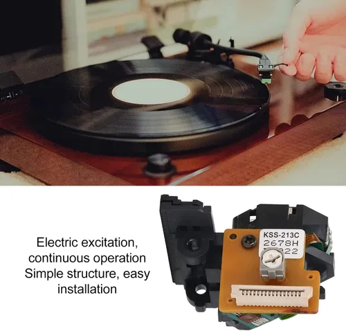 Vista 3 de ViaGasaFamido Lente óptica de la captación del reemplazo de la cabeza óptica del solo canal para el reproductor de CD VCD Reparación de piezas