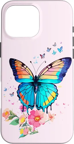 Vista 19 de iPhone 16 Mariposa Hermosa Mariposas Coloridas Amante Entomólogo Caso