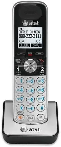 Vista 3 de AT&T TL88102 + (2) TL88002 Teléfono inalámbrico de 3 teléfonos (2 líneas) DECT 6.0