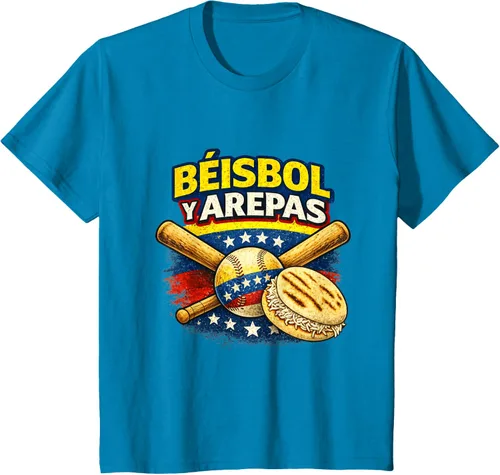 Vista 91 de Camiseta Beisbol y Arepas Venezuelas Baseball Pride Team 2026