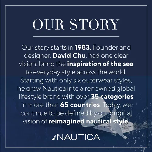 Vista 7 de Nautica Umbrella for Travel - Auto Open Compact Lightweight Folding - Best Windproof Umbrellas for Rain Sun Wind Protection Small Automatic