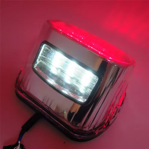 Vista 3 de Luces de freno traseras SMT-RED compatibles con lente transparente XL Harley Dyna Sportster 1999 y posteriores [B075VLXQ7V]