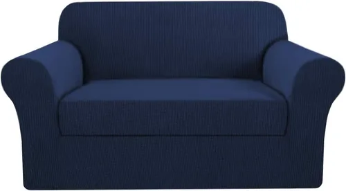 Vista 17 de H.VERSAILTEX - 2 fundas protectoras de licra suave Jacquard para respaldo de silla, lavable a máquina