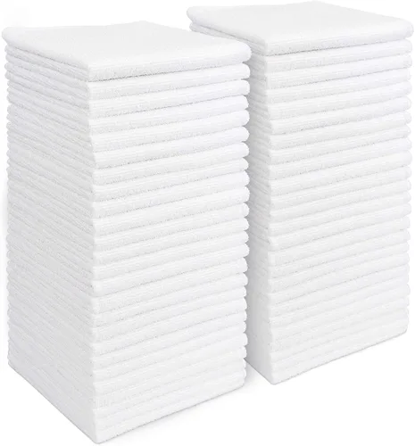 Vista 19 de AIDEA - Paño de limpieza de microfibra negro, 12 unidades, trapos de limpieza absorbentes de 12 x 12 pulgadas Microfiber Towels for Cars Lint Free