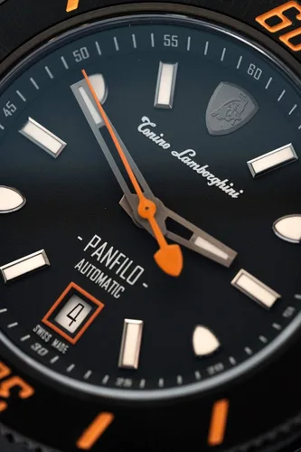 Vista 5 de Tonino Lamborghini Panfilo Reloj Automático Naranja TLF-T03-3