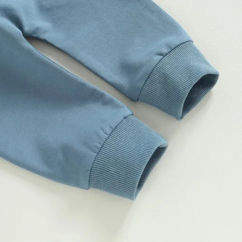 Vista 6 de Thorn Tree Conjunto de sudadera de manga larga para niños pequeños, 2 piezas, para otoño e invierno