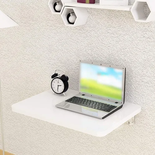 Vista 8 de Mesa plegable montada en la pared, mesa de comedor de cocina para el hogar, escritorio de ordenador, mesita de noche, banco de trabajo, 30 tamaños
