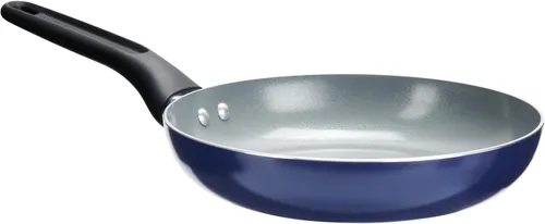 Vista 9 de GoodCook Basics - Sartén de cerámica antiadherente de aluminio para calefacción uniforme, no tóxico, PTFE y PFOA, 8 pulgadas, azul