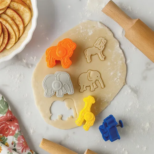 Vista 3 de Cortadores de galletas Animal Cracker de Mrs. Anderson's Baking, libres de BPA, juego de 4