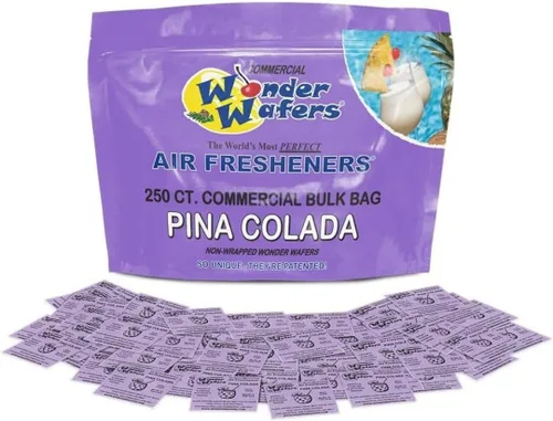 Vista 19 de Wonder Wafers ambientadores de aire 25 unidades. Envueltos individualmente, fragancia de polvo de bebé