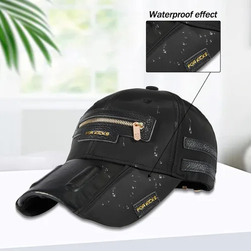 Vista 7 de FK FORKICKS Zipper Baseball Cap Hats for Men Hats for Women Trucker Hat Snapback Hats for Men Gorras para Hombres Originales