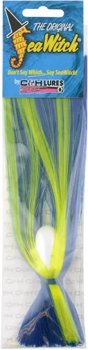 Vista 44 de C&H Lures Señuelos de Pesca Sea Witch - Originales Desde 1959, Faldas de Nylon Revelan Cabeza con Peso, 15 Colores, 8 Pesos de Cabeza, Señuelo