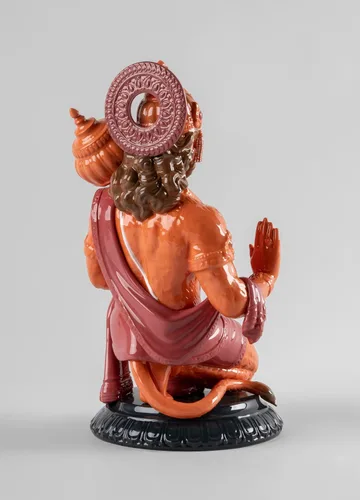 Vista 4 de LLADRO 01009557 Hanuman (naranja)