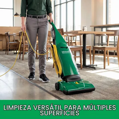 Vista 3 de Bissell BigGreen Commercial PowerForce con bolsa, ligera, vertical, industrial, aspiradora, BGU1451T