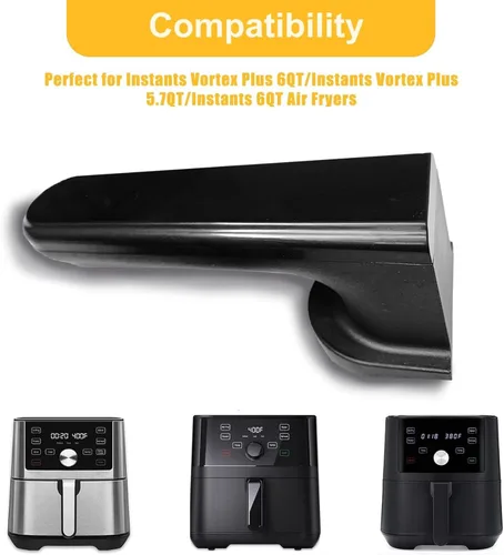 Vista 2 de Piezas de repuesto de mango de freidora de aire para freidora instantánea Vortex Plus 6QT/5.7QT, mango de freidora de aire para freidora de aire