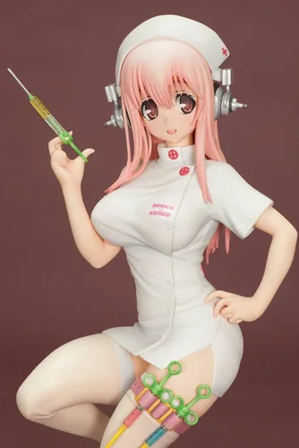 Vista 12 de Orchid Seed - Estatua de PVC Nitro Super Sonic 1/7 Super Sonico Nurse Versión 17 c