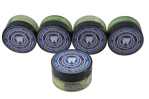 Vista 6 de Polvo de carbón activado para blanquear, limpiar y desintoxicar los dientes naturales, carbón activado con cáscara de coco, blanqueador de dientes