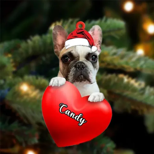 Vista 155 de Adornos de Navidad personalizados para perros, nombre personalizado, adorno de Malamute de Alaska, adornos acrílicos, regalos de Navidad, amantes