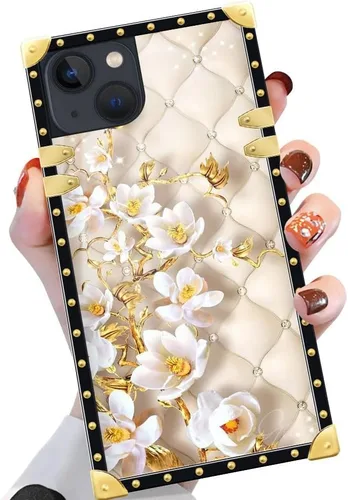 Vista 25 de Funda compatible con iPhone X/Xs, TPU suave de lujo y parte trasera de policarbonato duro para niñas y mujeres, funda protectora a prueba de golpes