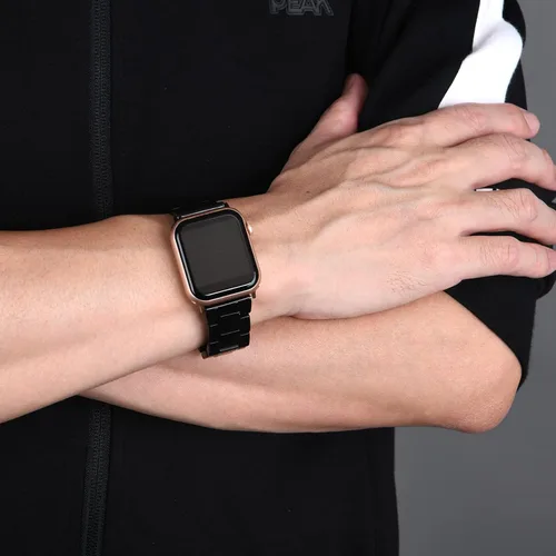 Vista 4 de Wongeto Correa de resina ligera, compatible con Apple Watch Band de 1.575 pulgadas, 1.496 pulgadas, 1.614 pulgadas, 1.654 pulgadas, 1.732 pulgadas
