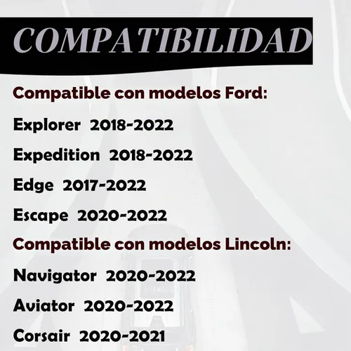 Vista 2 de MechanMagic llave de mando a distancia de repuesto compatible con Ford Explorer Expedition Edge 2017-2022 Escape Lincoln Navigator Aviator Corsair
