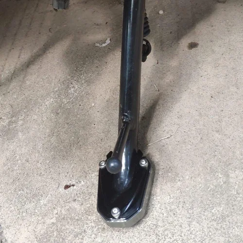 Vista 6 de Soporte de soporte lateral para motocicleta, soporte de placa ampliadora compatible con Honda Rebel 500 300 (2017-2024) (azul)