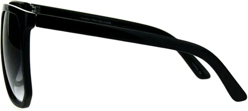 Vista 4 de PASTL - Lentes de sol estilo de gran tamaño, plano de la parte superior, cuadrado, unisex, de moda moderna UV 400