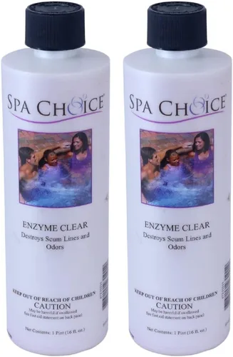 Vista 6 de SpaChoice Bañera de hidromasaje transparente de 1 pinta de hidromasaje, clarificador de spa, fabricada en Estados Unidos