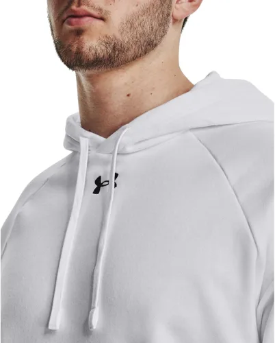 Vista 4 de Under Armour Rival - Sudadera ajustada de vellón con capucha, para hombre
