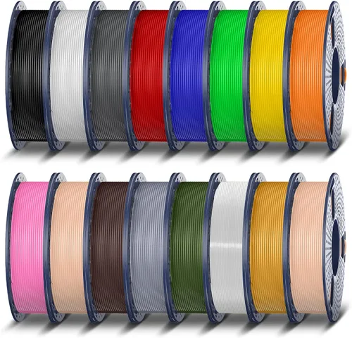 Vista 20 de TECBEARS Paquete de filamentos PLA, paquete de 4.4 lbs, J2501, 0.55 lbs