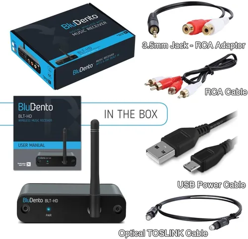 Vista 9 de BLT-HD LDAC/aptX Receptor Bluetooth 5.4 sin pérdida, de largo alcance, RCA