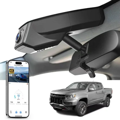 Vista 12 de Mangoal Cámara de tablero 4K personalizada para GMC Canyon 2015-2022